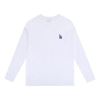 MLB Unisex Embroidery Round-neck Swea White 31TS02941-07W