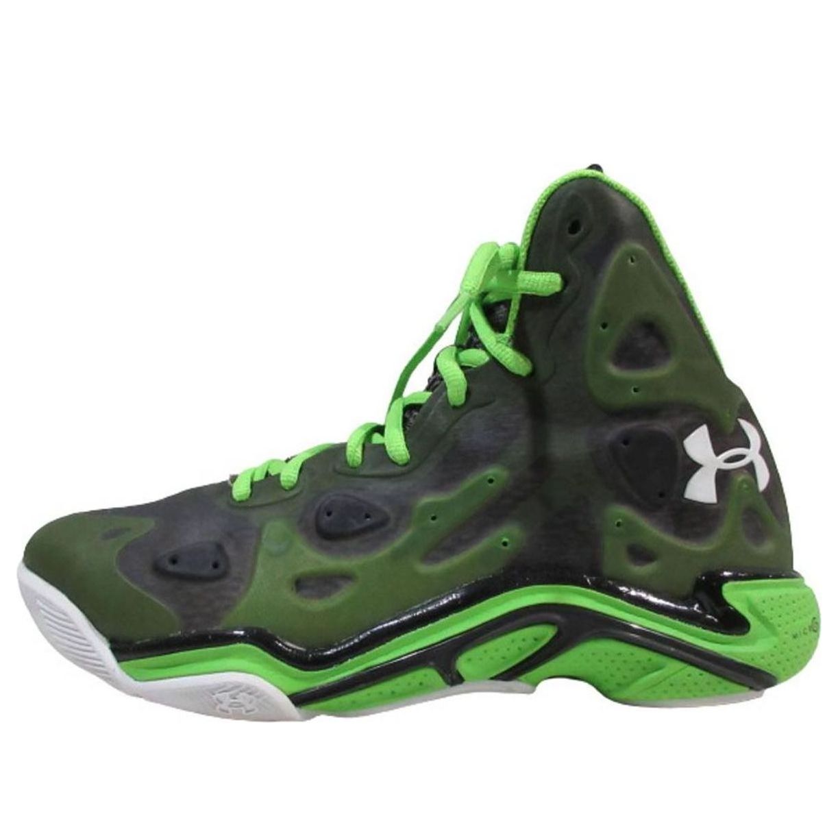 (WMNS) Under Armour Anatomix Spawn Basketball Shoes 'Green Black' 1248856-326