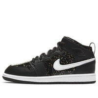 (PS) Air Jordan 1 Mid SE 'Black Glitter' AV5173-001