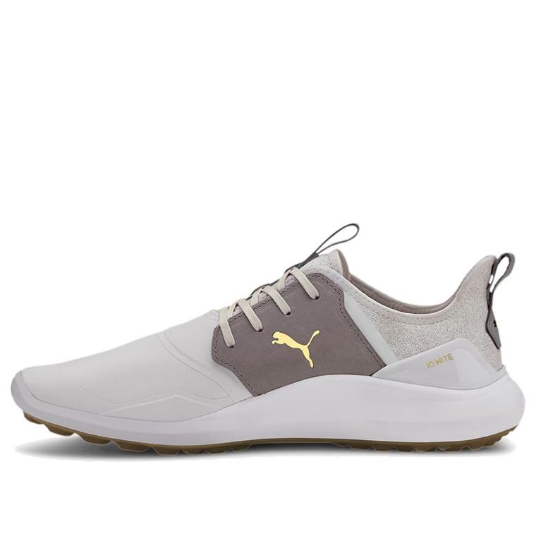 PUMA Ignite NXT Crafted Golf Shoe White/Gold 192437-04
