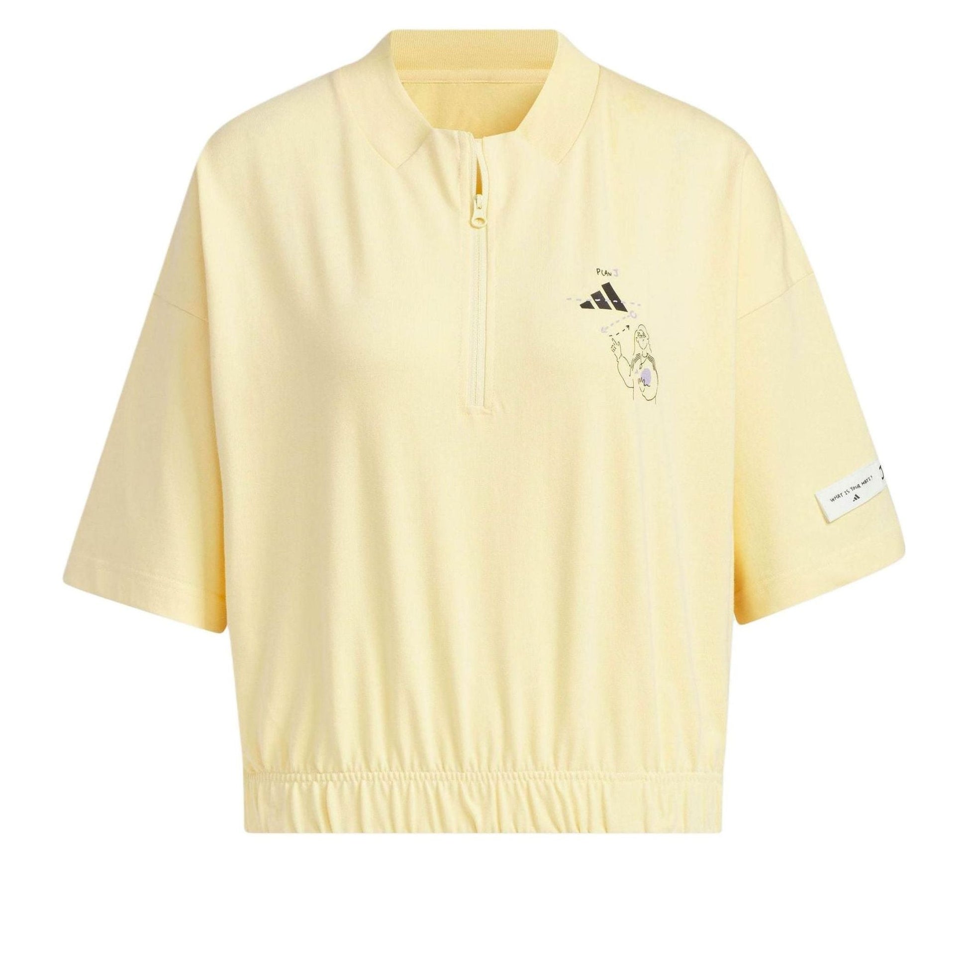 (WMNS) adidas Graphic T-Shirt Asia Sizing 'Yellow' JN6670