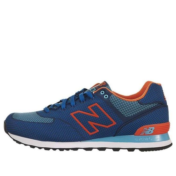 New Balance 574 Woven Sneakers Blue/Orange ML574OB