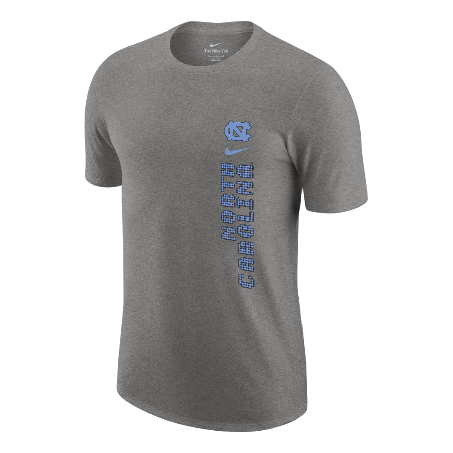 Nike College UNC Crew-Neck T-Shirt 'Dark Grey Heather' FQ5354-063