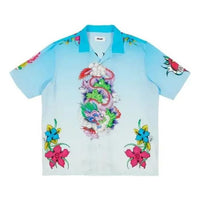 PALACE Unisex Inky Printing Short Sleeve Shirt Blue P20SHT024