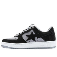 A BATHING APE Bape STA Low 'Black White' 1I70-191-008-BLCKWHITE
