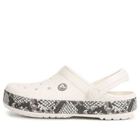 Crocs Crocband Snake Print Clogs 'White Black' 206380-13T