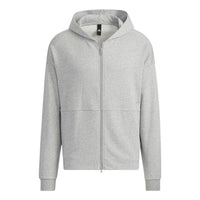 adidas Hooded Full-Zipper Sweatshirt Blue Logo HD0080
