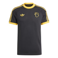 adidas Jude Bellingham 3-Stripes T-shirt Asia Sizing 'Black Yellow' IM7921