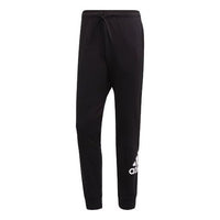 adidas MH BOS PNT SJ Knit Athleisure Casual Sports Long Pants Black DT9960