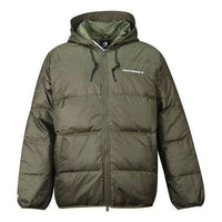 Converse Downfilled Hooded Jacket Asia Sizing 'Cargo Khaki' 10021981-A02
