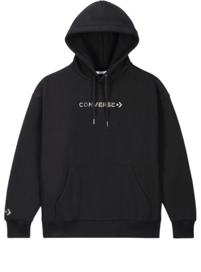 Converse Gold Standard Hoodie with Swarovski Crystals Asia Sizing 'Black' 10027137-A01