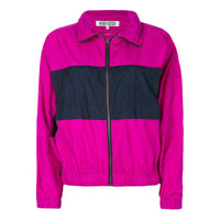 KENZO polyester Stripe Short Jacket Rose Red F762BL062560-26