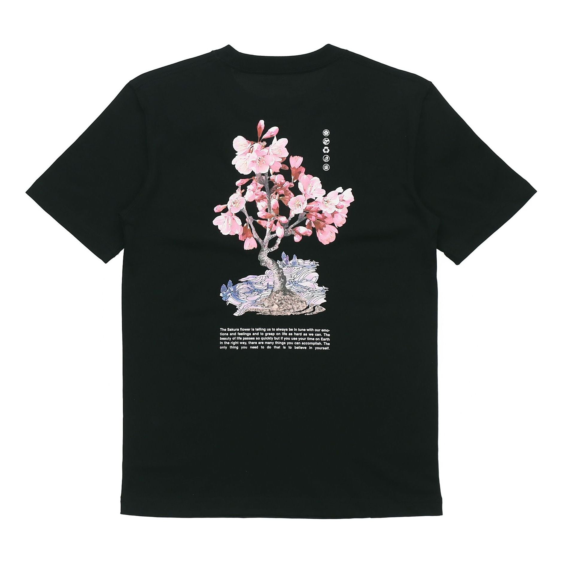 Li-Ning Sakura Graphic T-shirt 'Black' AHSR630-3