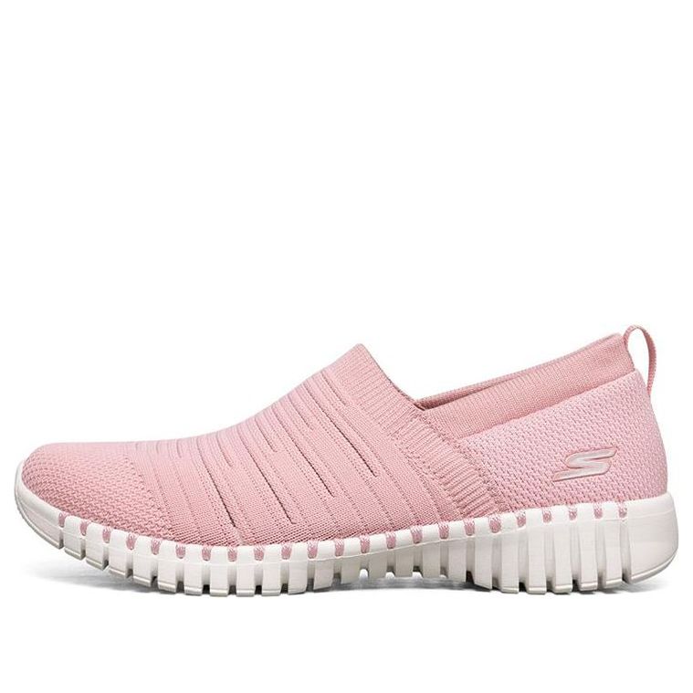 (WMNS) Skechers Go Walk Smart Loafers Pink 124043-PNK