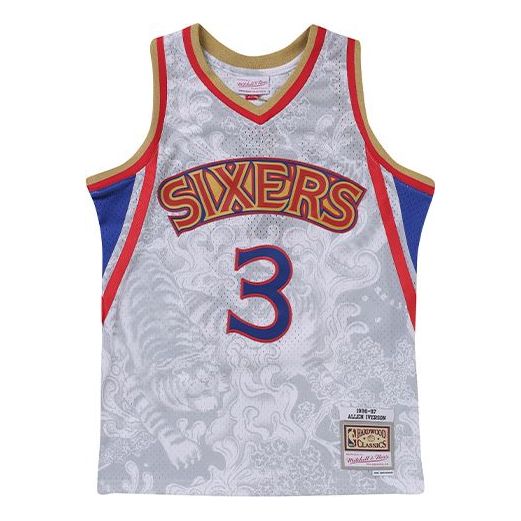 Mitchell & Ness NBA 96-97 76 3 TFSM1248-P7696AIVWHIT
