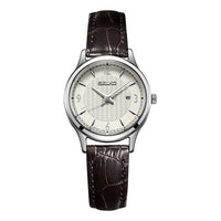 SEIKO Waterproof Quartzes White/Brown SXDG95J1