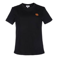 (WMNS) KENZO Small Tiger Head T-Shirt 'Black' FA62TS8434SJ-99