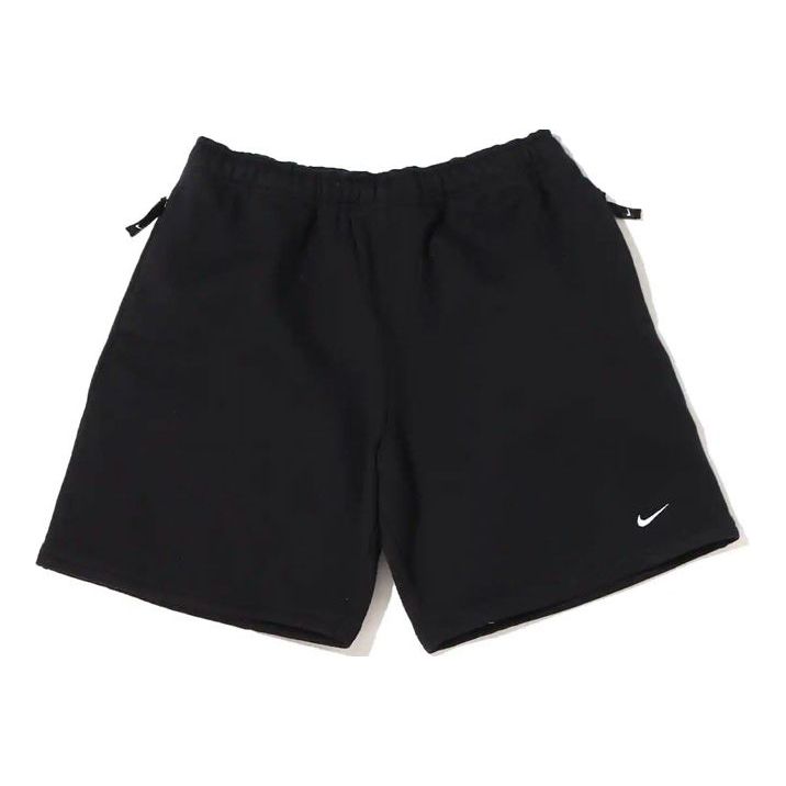 Nike Solid Color Logo Straight Loose Casual Shorts Asia Sizing 'Black' DV3056-010
