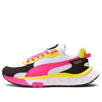 (GS) PUMA Wild Rider 'Rollin' - Pink Glow Yellow' 384442-01
