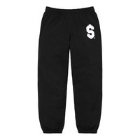 Supreme S Sweatpants 'Black White' SUP-SS24-083