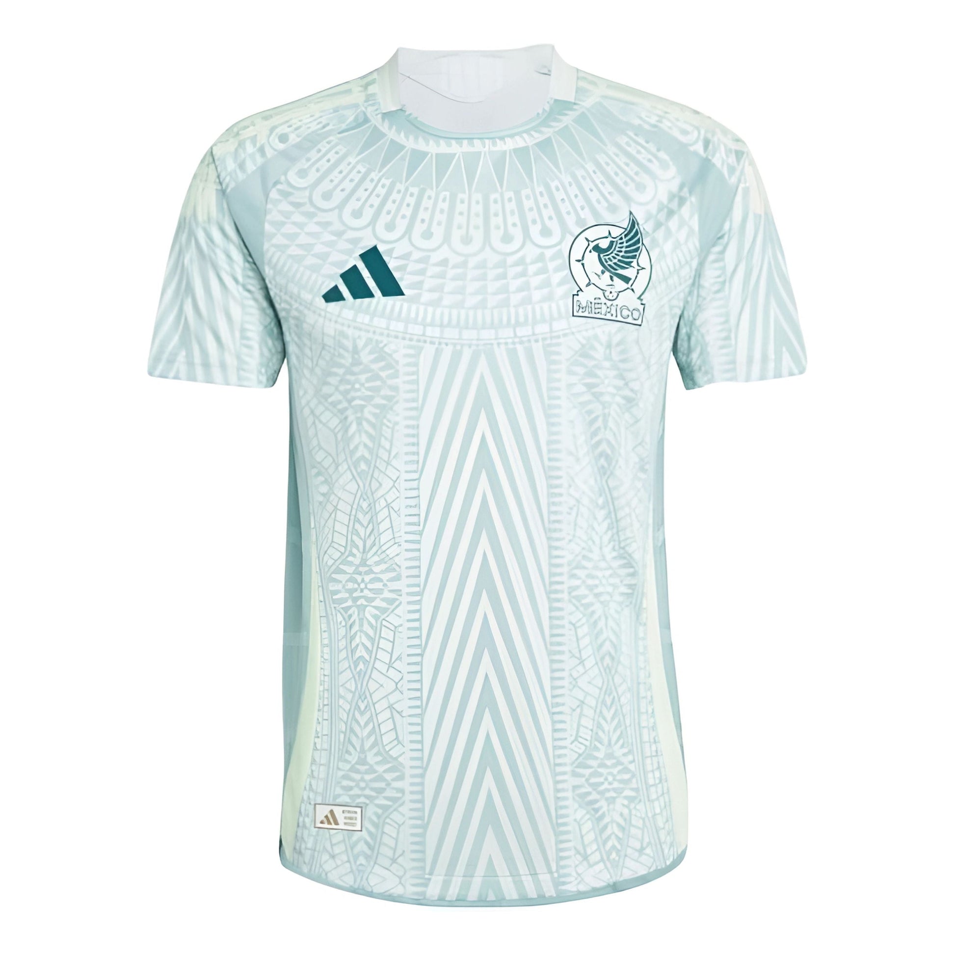 adidas Mexico 24 Away Authentic Soccer Jersey Asia Sizing 'Linen Green' IP6385