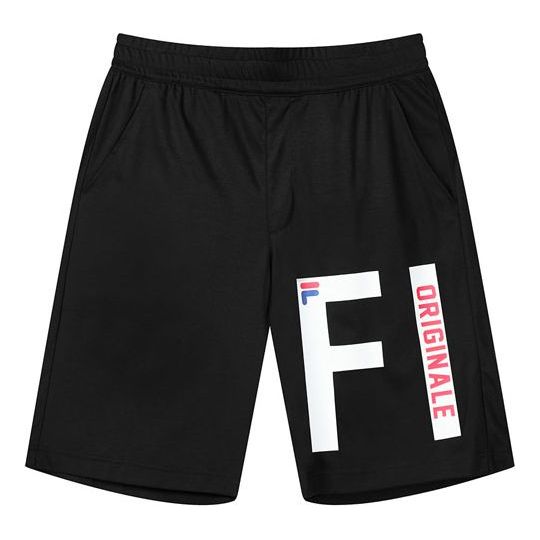 FILA Alphabet Logo Light-WeightCasual Sport Shorts Men's Black F11M128668F-BK