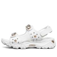 (WMNS) Skechers D'Lites 2.0 Simple and Stylish Sandals White 32994-WHT