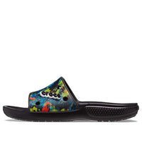 Crocs Classic Tie-Dye Graphic Slide 'Black' 206520-988