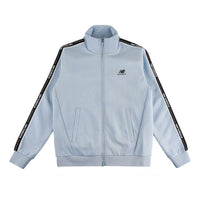 (WMNS) New Balance Stand Collar Athleisure Casual Sports Zipper Jacket Sky Blue MDA3E023-GRB