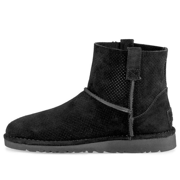 (WMNS) UGG Classic Unlined Mini Perf 'Black' 1016852-BLK