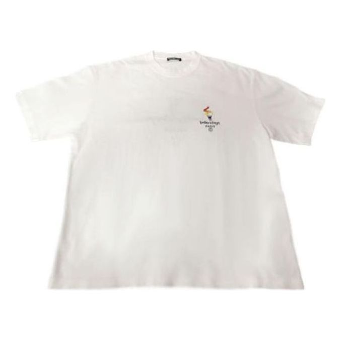 Balenciaga Paris Olympics T-Shirt 'White' 612966TIV449040