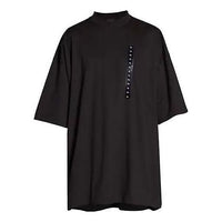Balenciaga Size Sticker Oversized T-Shirt 'Black' 720209TNVE41000
