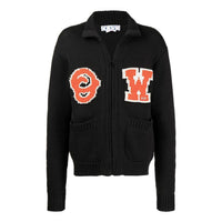 Off-White Logo Intarsia Jumper OMHA133C99KNI0011020BLACK