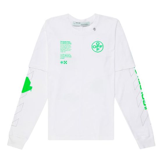 Off-White Double Sleeves White Double Layer Sleeve Long Sleeves OMAB022R201850060145