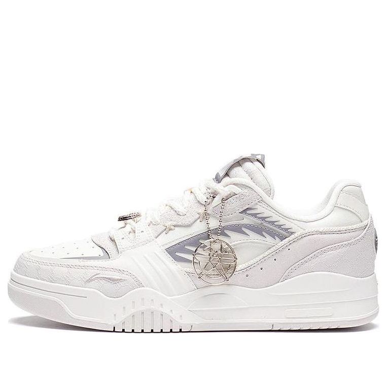 (WMNS) Li-Ning Moon White Dream Catching 'White Grey' AGCS252-7