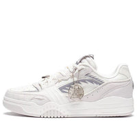 (WMNS) Li-Ning Moon White Dream Catching 'White Grey' AGCS252-7