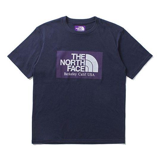 THE NORTH FACE PURPLE LABEL H/S Logo Tee Logo Short-Sleeved TNF Unisex Purple NT3850N-N