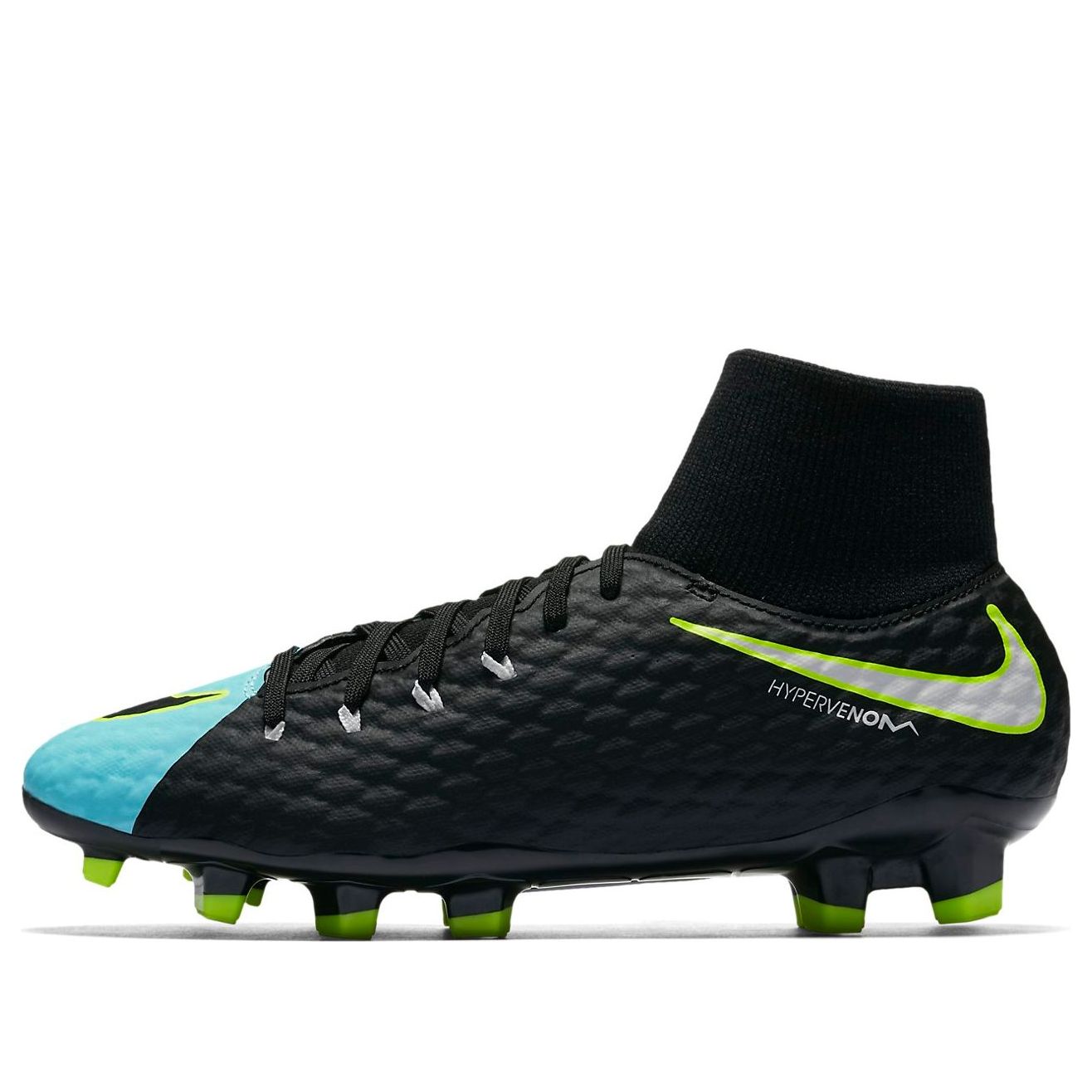 (WMNS) Nike Hypervenom Phelon 3 DF FG 'Light Aqua Volt' 917815-400
