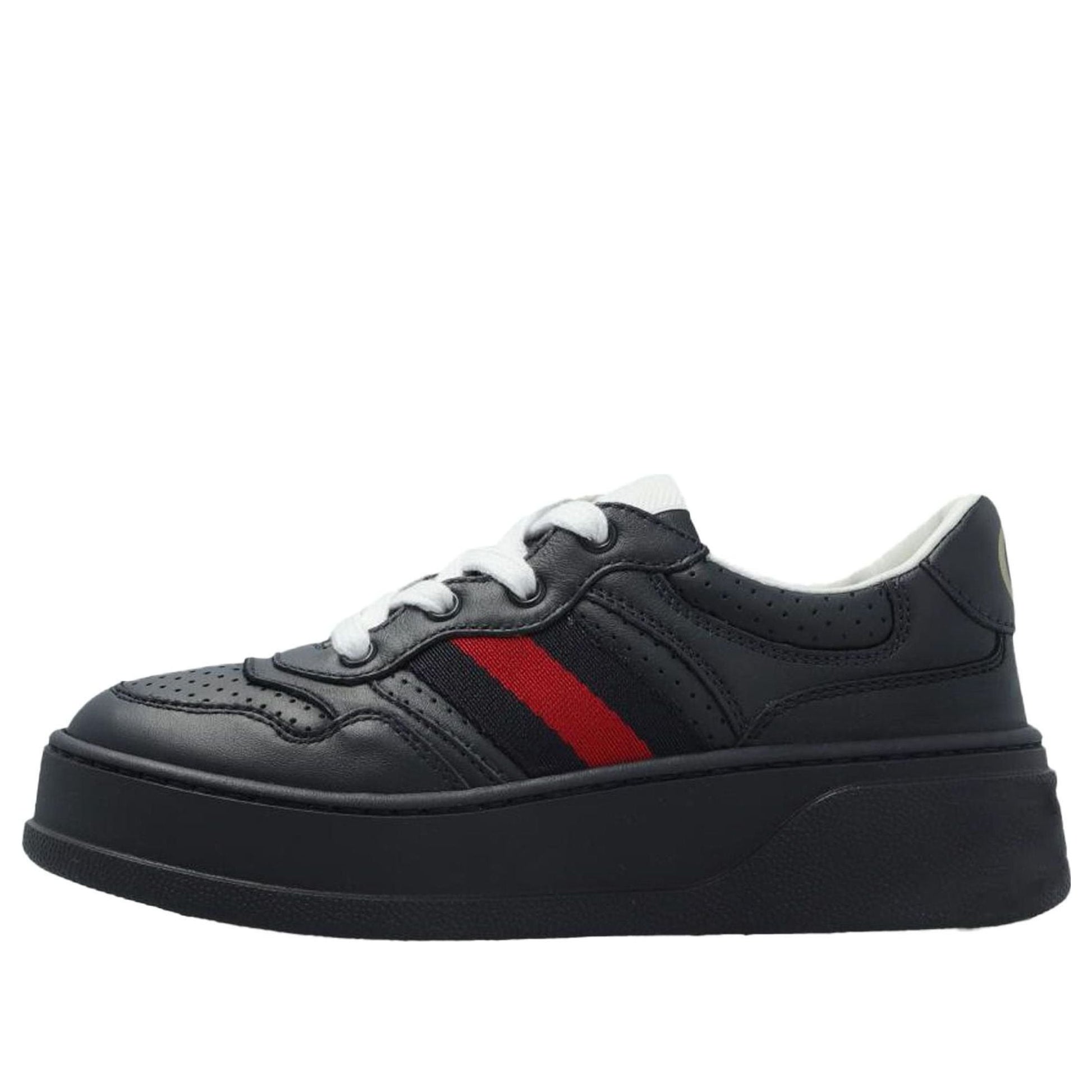 (GS) Gucci Web 'Dark Blue Leather' 702916-UPG10-4055