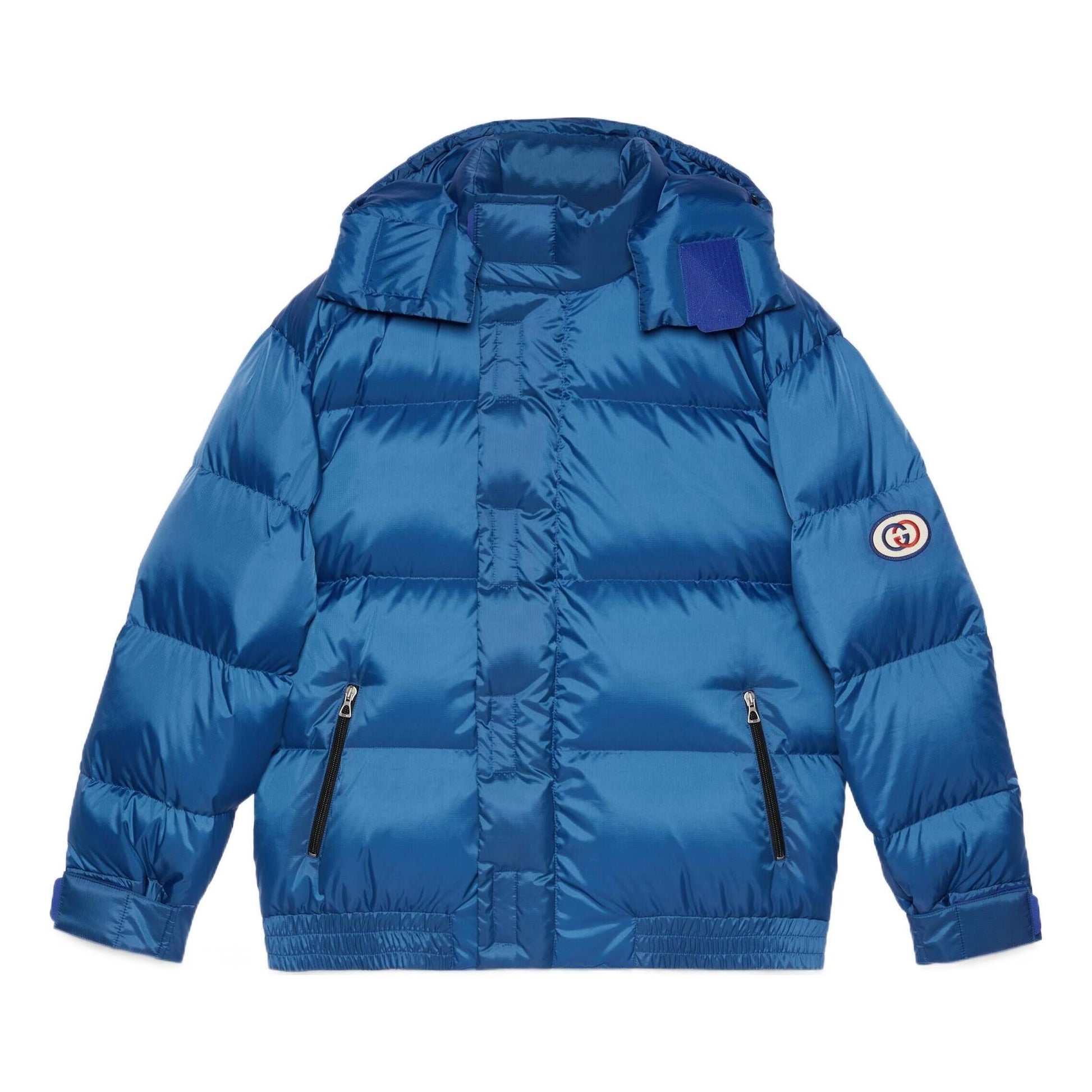 Gucci Down Jacket With Detachable Hood 'Blue' 714813-Z8A5L-4269