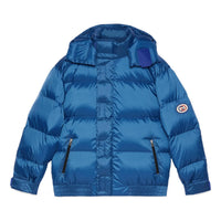 Gucci Down Jacket With Detachable Hood 'Blue' 714813-Z8A5L-4269