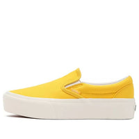 Vans Twill Classic Slip-On Platform Low-Top Sneakers Yellow VN0A5KXBB10