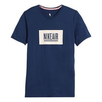 Nike x Pigalle Crossover Air Tee Casual Sports Round Neck Short Sleeve Breathable Navy Blue 886681-423