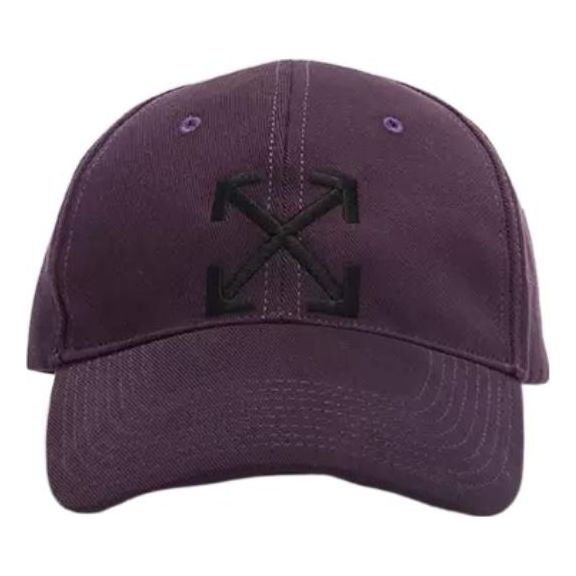 Off-White Arrow Baseball Cap 'Aubergine Purple' OMLB041F22FAB0013510