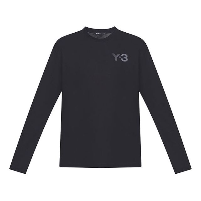 Men's Y-3 Solid Color Long Sleeves Black DY7293