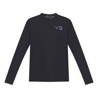 Men's Y-3 Solid Color Long Sleeves Black DY7293