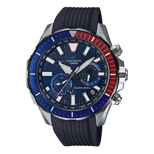 CASIO General OCEANUS Japan / South Korea Fashion Waterproof Sports Blue Analog OCW-P2000C-2AJ