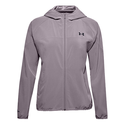 (WMNS) Under Armour Woven Branded Sport Coat Purple 1351794-585