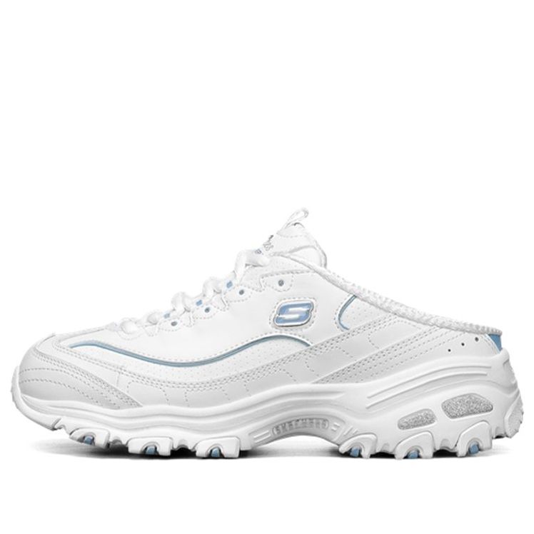 (WMNS) Skechers D'Liltes Fashion Casual Running Shoes White 11958-WLB