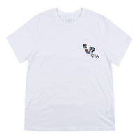 MLB Unisex New York Yankees Cartoon Series Embroidery Tee White 31TSTN931-50W